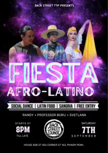 black white modern disco club party poster 1