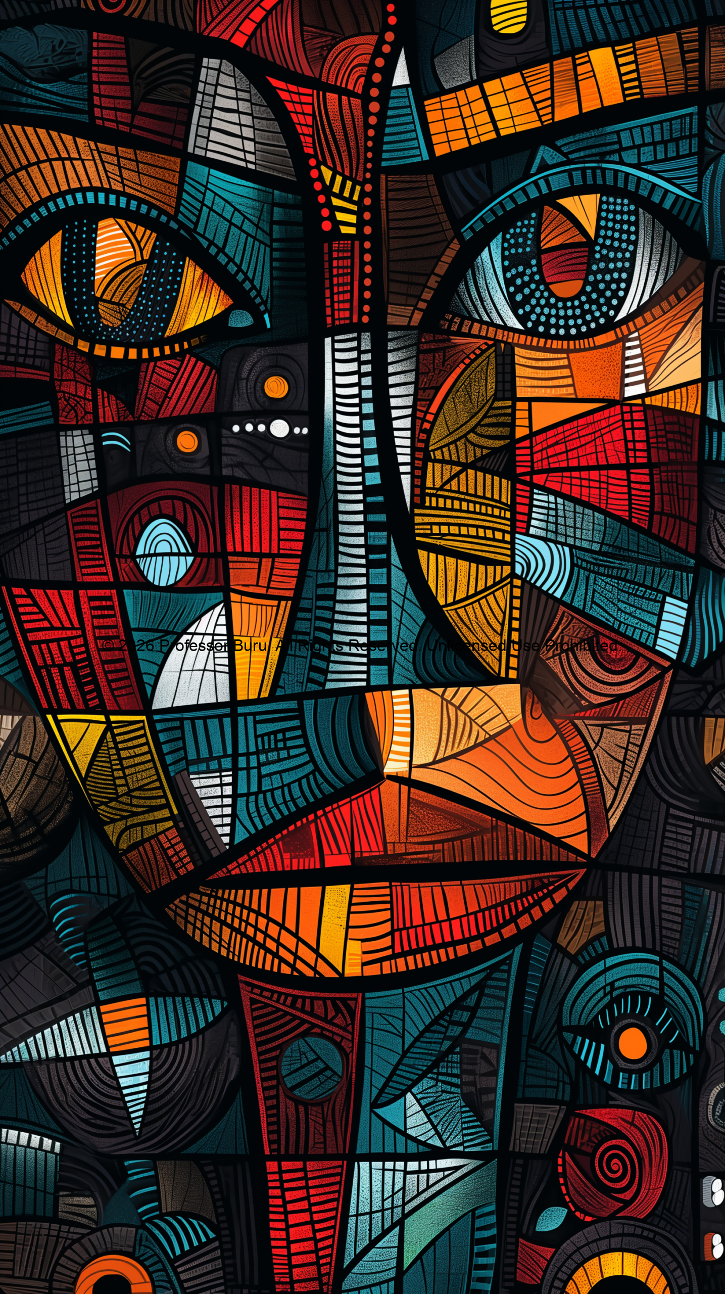 abstract portrait: geometry & celebration abstract portrait: geometry & celebration