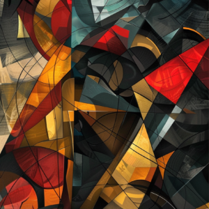 stained cube